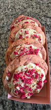 Load image into Gallery viewer, White Chocolate Raspberry Almond Cookie (Dozen)
