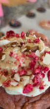 Load image into Gallery viewer, White Chocolate Raspberry Almond Cookie (Half Dozen)
