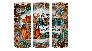 Blessed Pumpkin Obsessed Tumbler