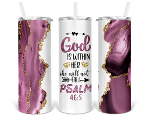 Psalm 46:5 20 oz Tumbler