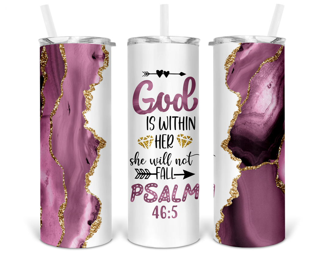 Psalm 46:5 20 oz Tumbler